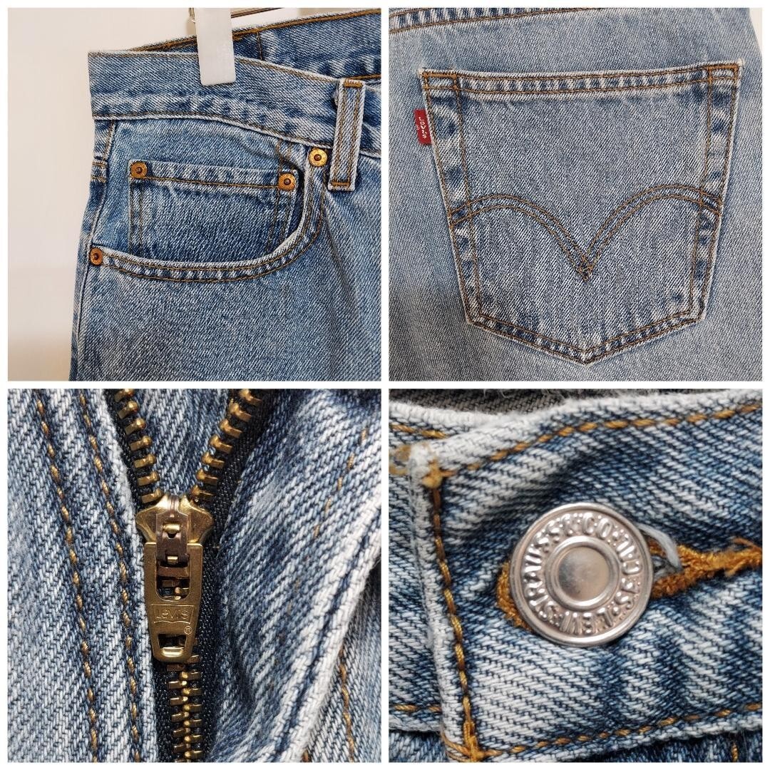 リーバイス560 Levis W34 ダークブルーデニム 青 00s 8465_画像6