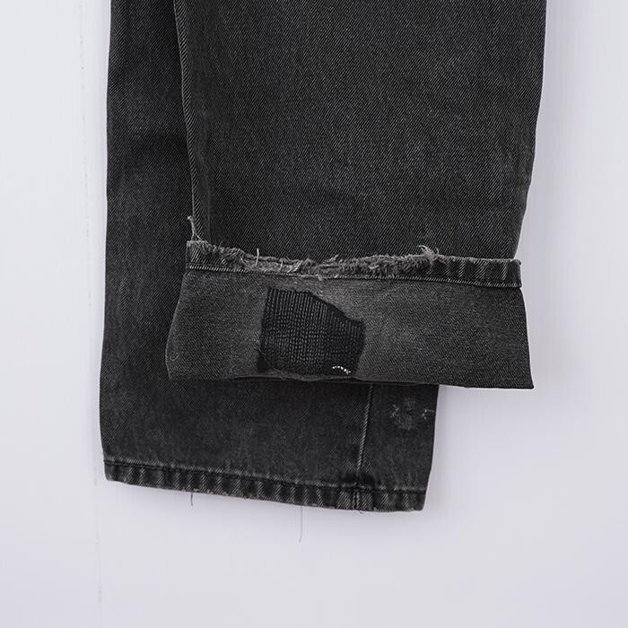 リーバイス505 Levis W36 ブラックデニム 黒 ストレート 8409_画像8