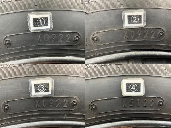 中古タイヤホイールセット 185/65R15 88S 15インチ 15×6J +45 5穴 PCD100 ダンロップ CREATIVE DIRECTION 夏 プレミオ d569_画像7