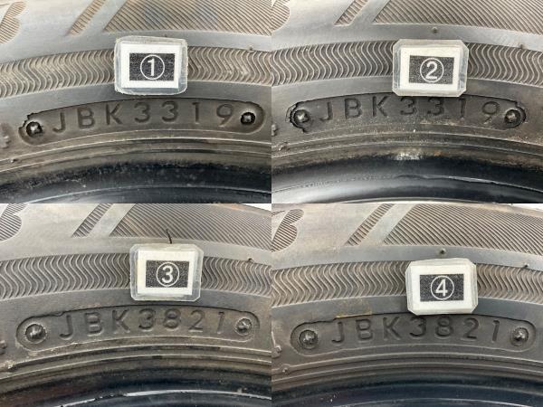 中古タイヤ 4本セット 185/55R15 82V ブリヂストン ECOPIA NH100C 夏 サマー 185/55/15 ヴィッツ b5917_画像7