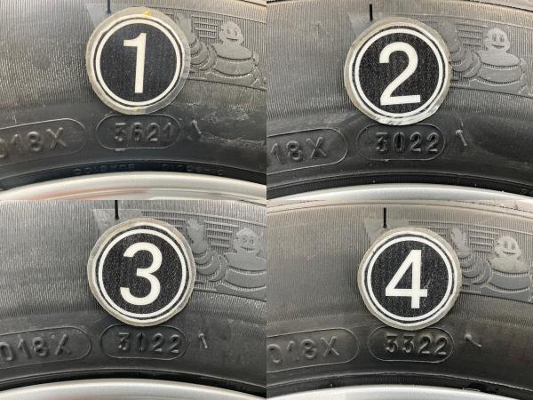 未使用タイヤ 中古ホイールセット 155/65R13 73S 13インチ 13×4B +43 4穴 PCD100 ミシュラン SPORTRUOTA 夏 ゼスト d626_画像7