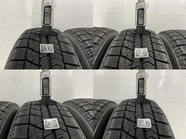 中古タイヤ 4本セット 165/60R15 77Q ブリヂストン BLIZZAK VRX 冬 スタッドレス 165/60/15 ソリオ b5935_画像6