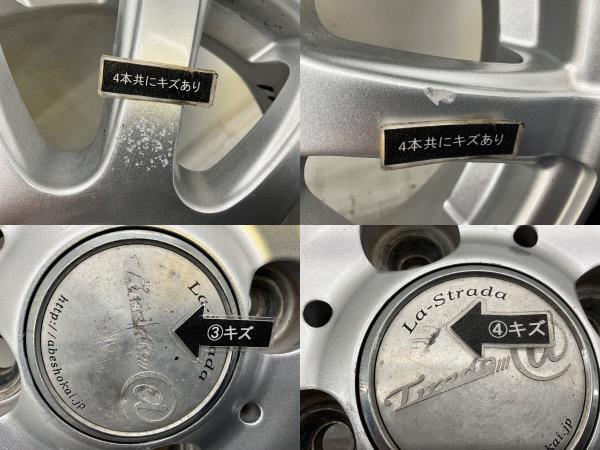 中古タイヤホイールセット 155/65R13 73S 13インチ 13×4B +42 4穴 PCD100 ヨコハマ TIRADO 夏 サマー プレオ/ピノ d628_画像10