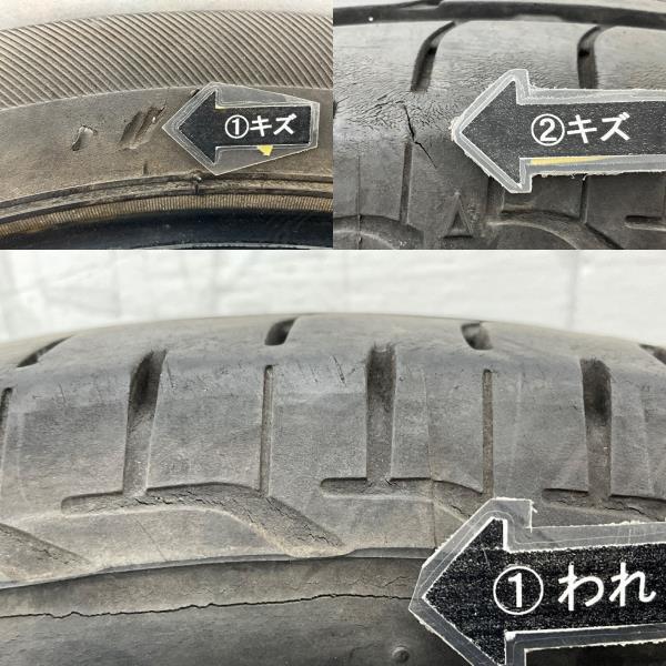 中古タイヤ 4本セット 155/65R14 75S ブリヂストン NEXTRY 夏 サマー 155/65/14 スペーシア/N ONE b5932の画像9