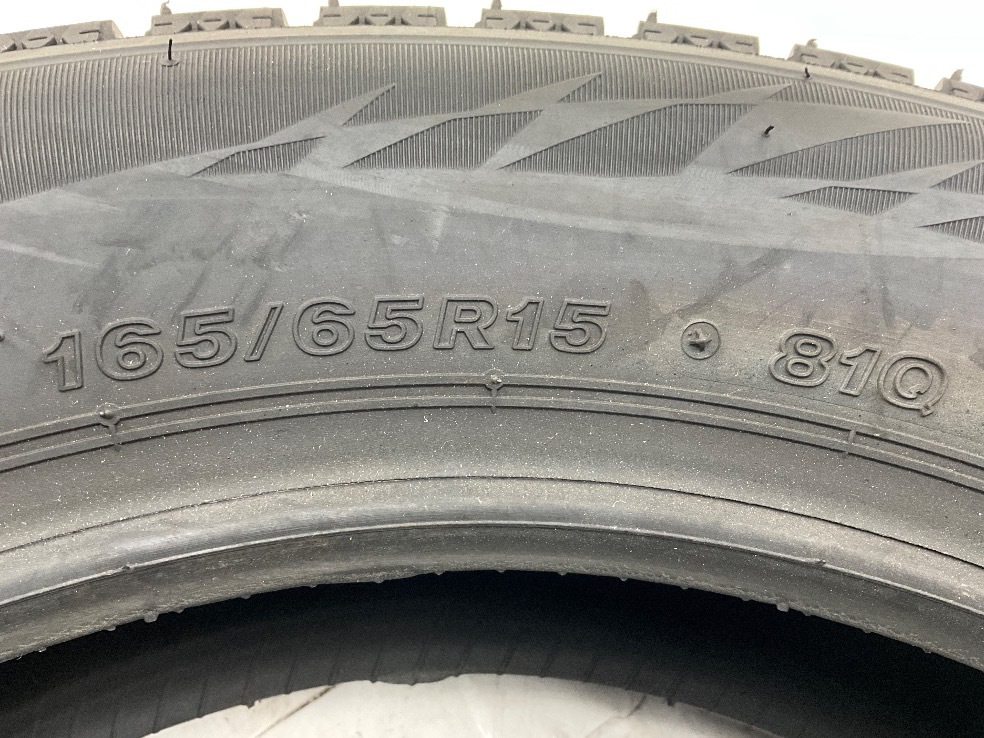 タイヤ 処分特価 1本のみ 165/65R15 81Q ブリヂストン BLIZZAK VRX2 冬 スタッドレス 165/65/15 デリカ D:2 b5668_画像5