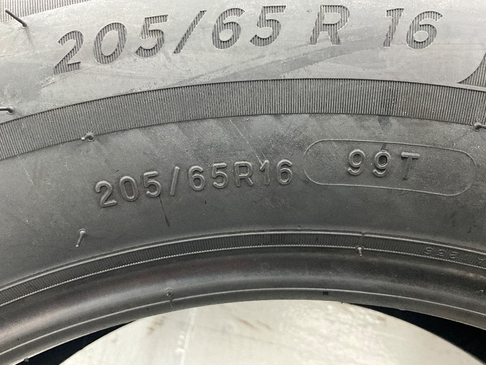 新品タイヤ 処分特価 2本セット 205/65R16 99T ミシュラン X-ICE SNOW 冬 スタッドレス 205/65/16 カムリ/ヤリス クロス b5689_画像6