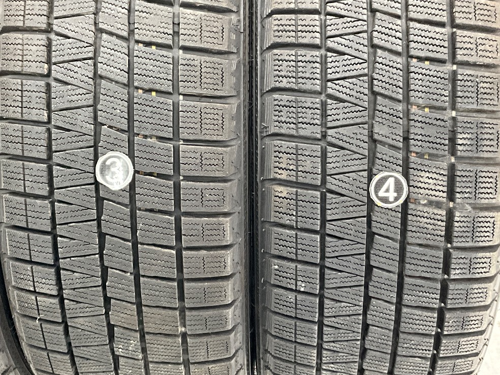 中古タイヤ 4本セット 205/50R17 89Q ナンカン CORSAFA 冬 スタッドレス 205/50/17 ヴォクシー b5847_画像4