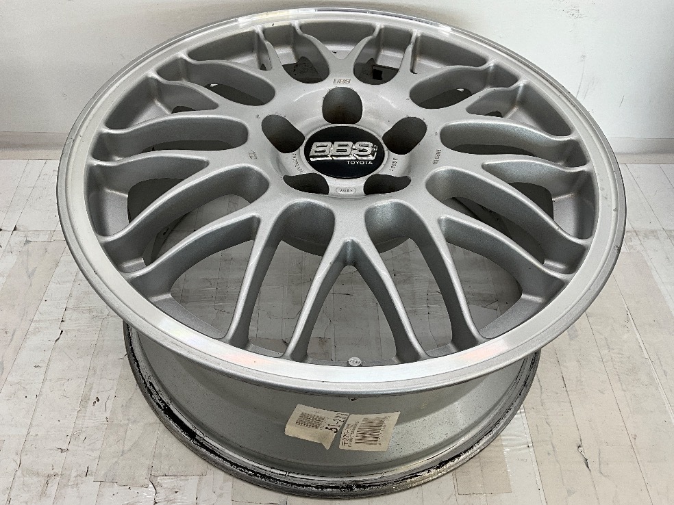 中古アルミホイール 4本セット 17×7.5JJ +45 5穴 PCD114.3 17インチ トヨタ純正 BBS RG381 c1399_画像4