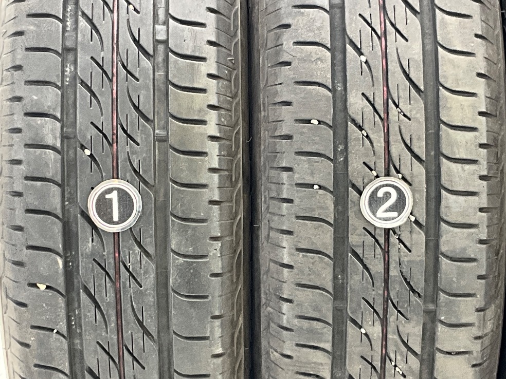 中古タイヤ 4本セット 155/65R14 75S ブリヂストン NEXTRY ECOPIA 夏 サマー 155/65/14 ムーヴ ラテ/デイズ ルークス b5934_画像3