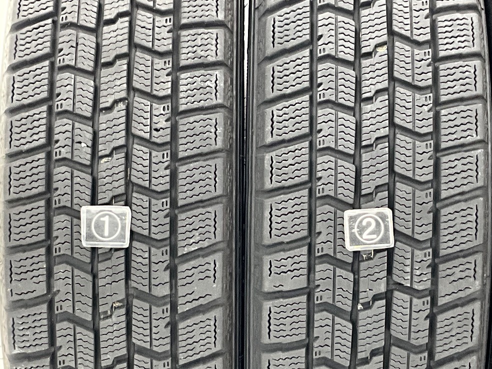 中古タイヤ 4本セット 155/65R14 75Q グッドイヤー ICE NAVI7 冬 スタッドレス 155/65/14 スペーシア b5940_画像3