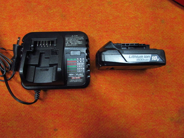 新品　京セラ　UBC-1803L　充電器　B-1815L　バッテリー　1500ｍA　セット　RYOBI　リョービ　(BID-1807　DID-181　XR　18V 1805 183)
