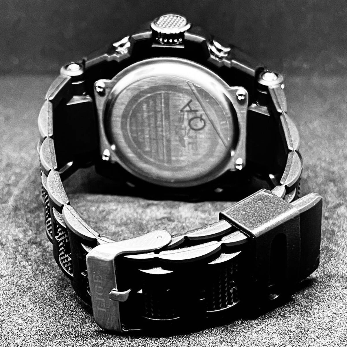 新品 LIGE スポーツデュアルウォッチ 50m防水腕時計 メンズ腕時計 シルバー＆ブラックの画像10