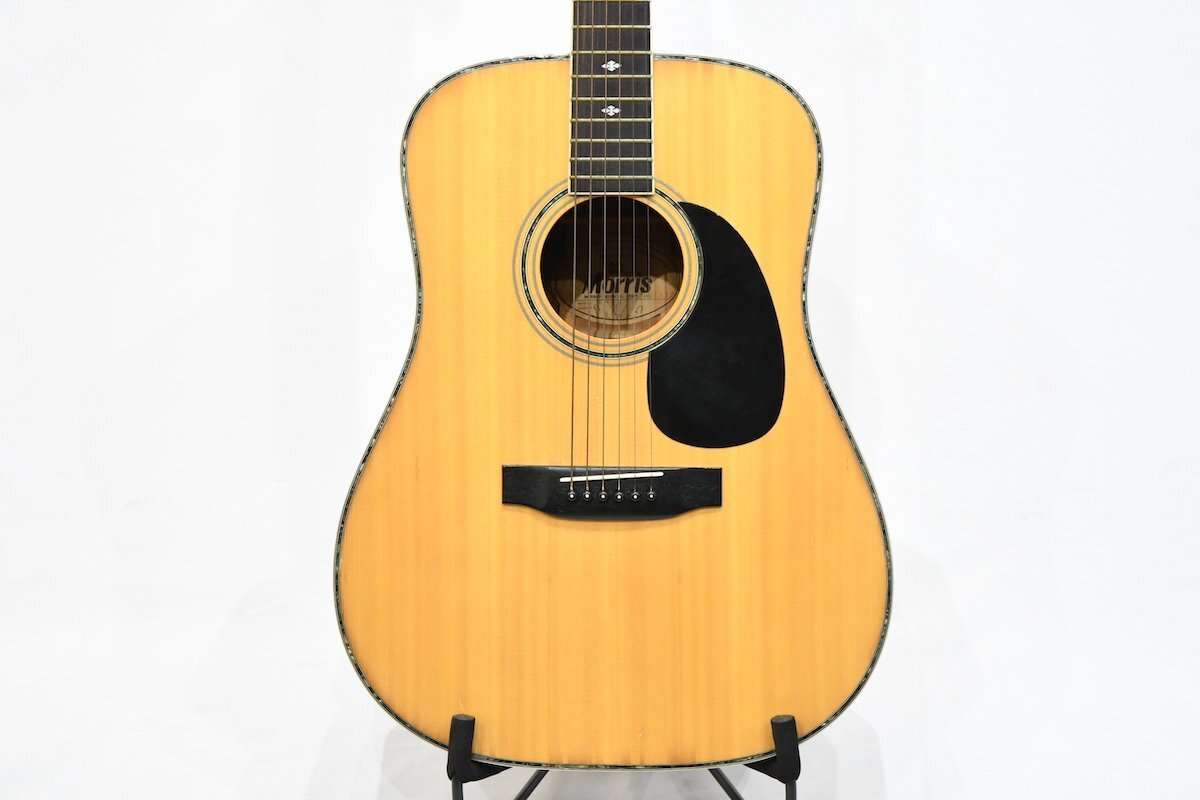 MORRIS モーリス W-40 アコースティックギター 70s ジャパンビンテージ ハードケース 現状品 20783889_画像2