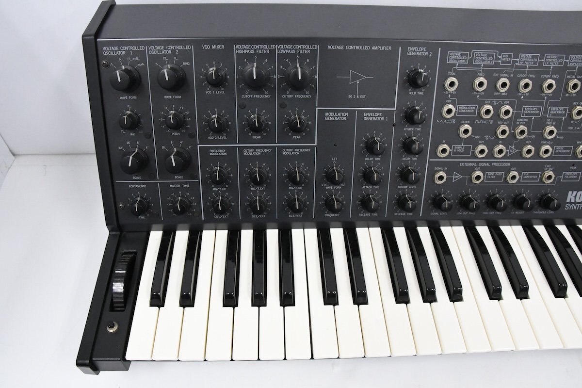 KORG コルグ MS-20 アナログ シンセサイザー ハードケース入り 現状品 20791076の画像4