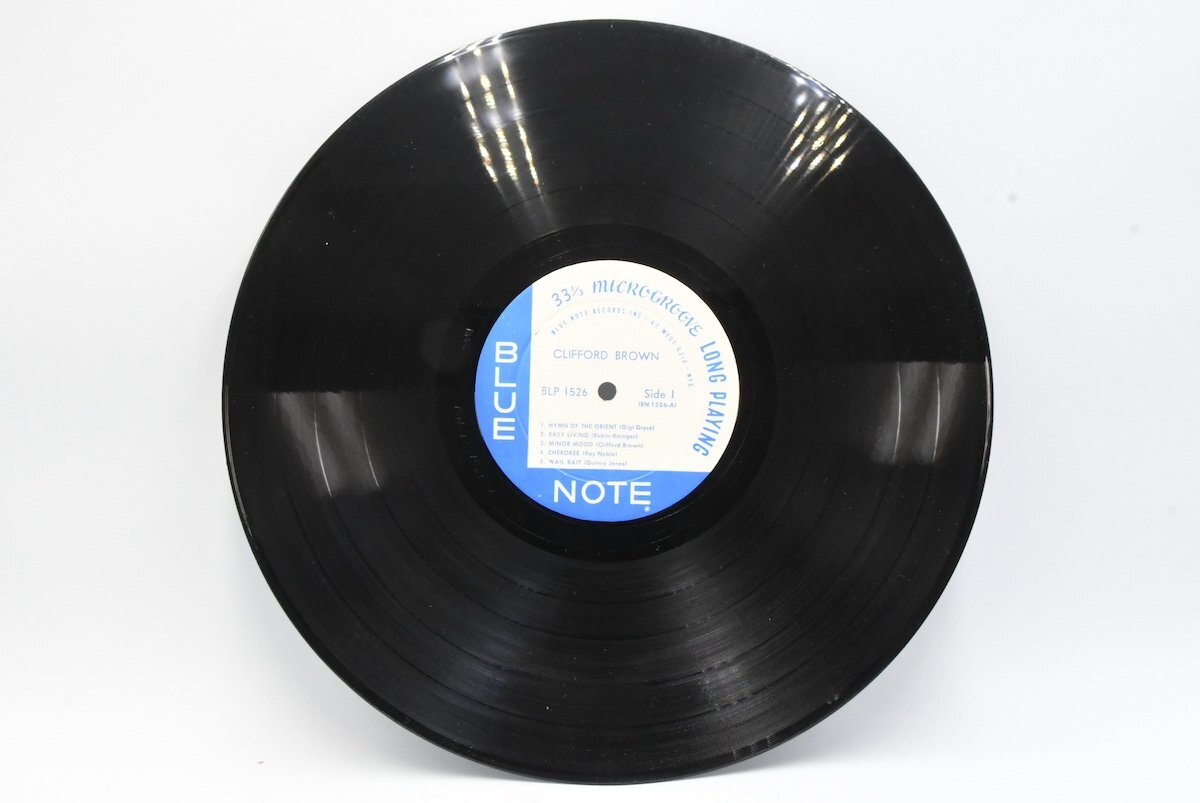 【LPレコード】BLUE NOTE 1526 CLIFFORD BROWN クリフォード・ブラウン 耳マーク 手書きRVG Rマークあり 20784555_画像5