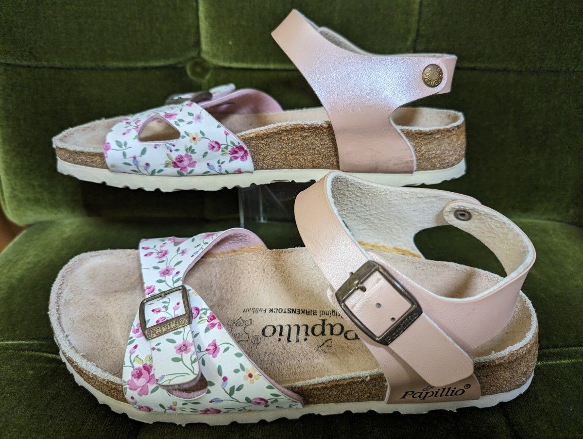 BIRKENSTOCK Papillio サンダル 花柄　ストラップ ビルケンシュトック　パピリオ