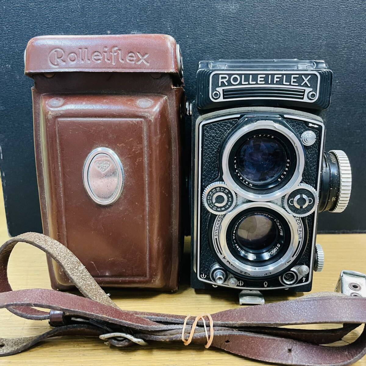 ROLLEIFLEX 二眼レフカメラ ケース付 ローライフレックス 3.5E?? Xenotar 75mm NN61