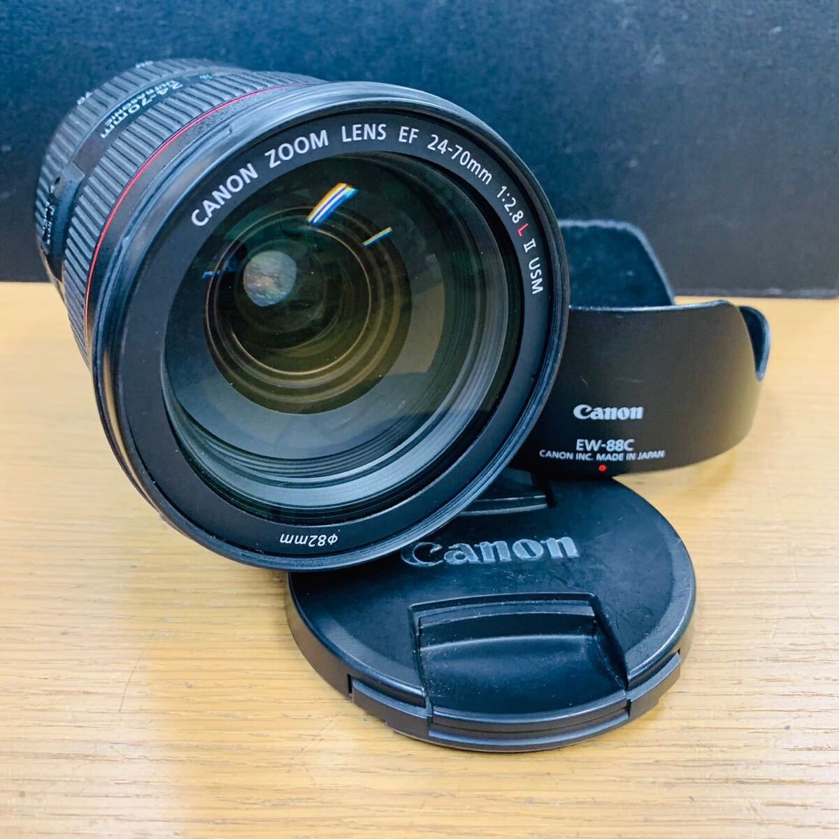 Canon ZOOM LENS EF 24-70mm 1:2.8 L II USM フード付属 NN9990_画像1
