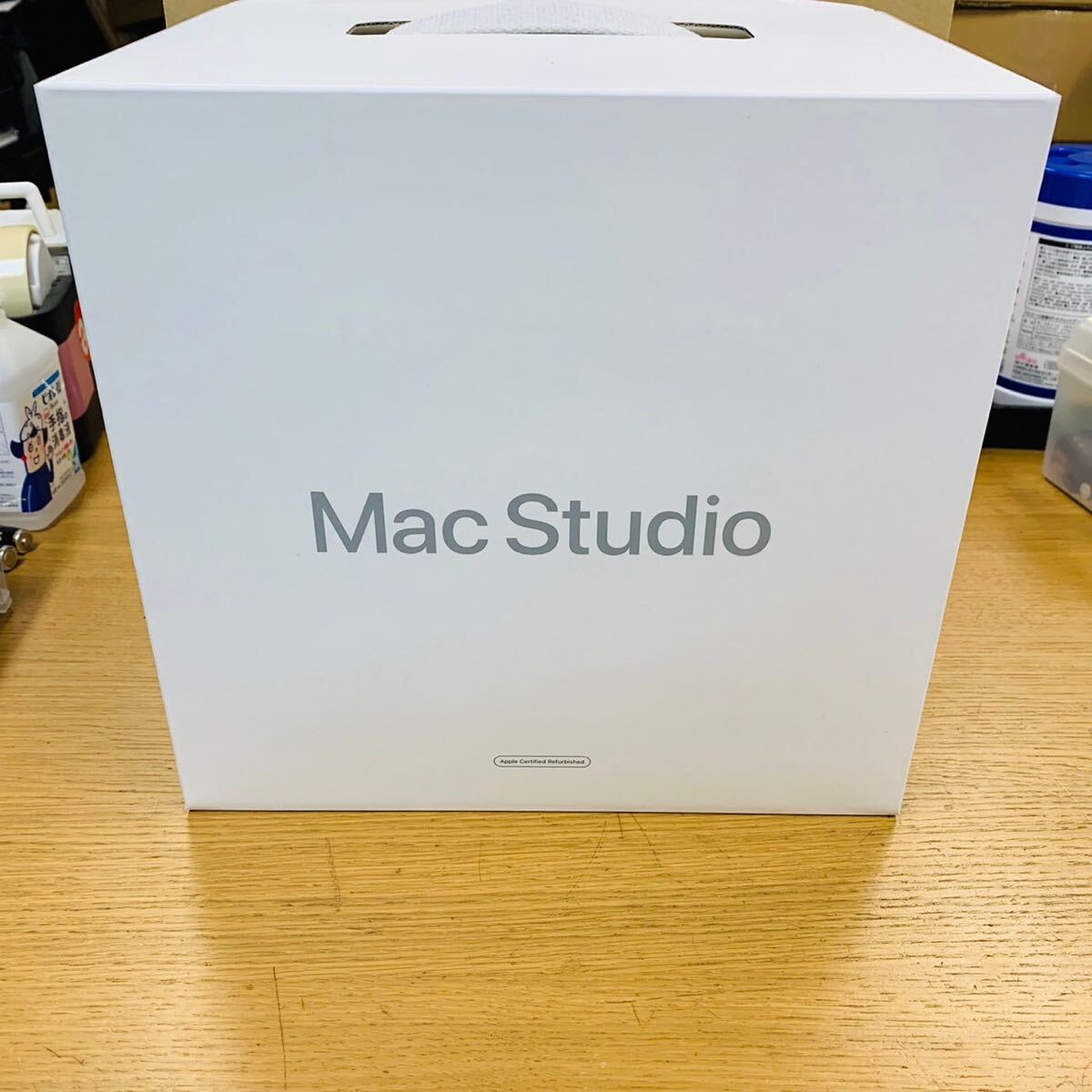 Mac Studio 2022 Apple M1 MAX 32GB 512GB AppleCare+ 2024/5/9 10コア 24コア FJMV3J/A NN184 _画像1