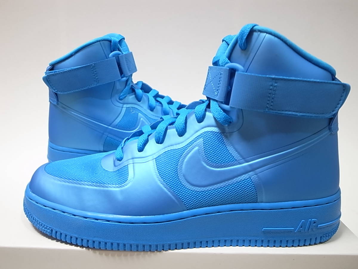 送料無料】2011年 NIKE AIR FORCE 1 HI HYP PRM BLUE GLOW エア