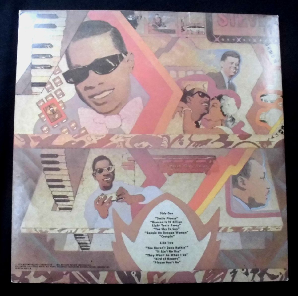 ●US-Tamlaオリジナルw/KENDUN-Stamped,EX:EX-Copy!! Stevie Wonder / Fulfillingness' First Finale_画像2