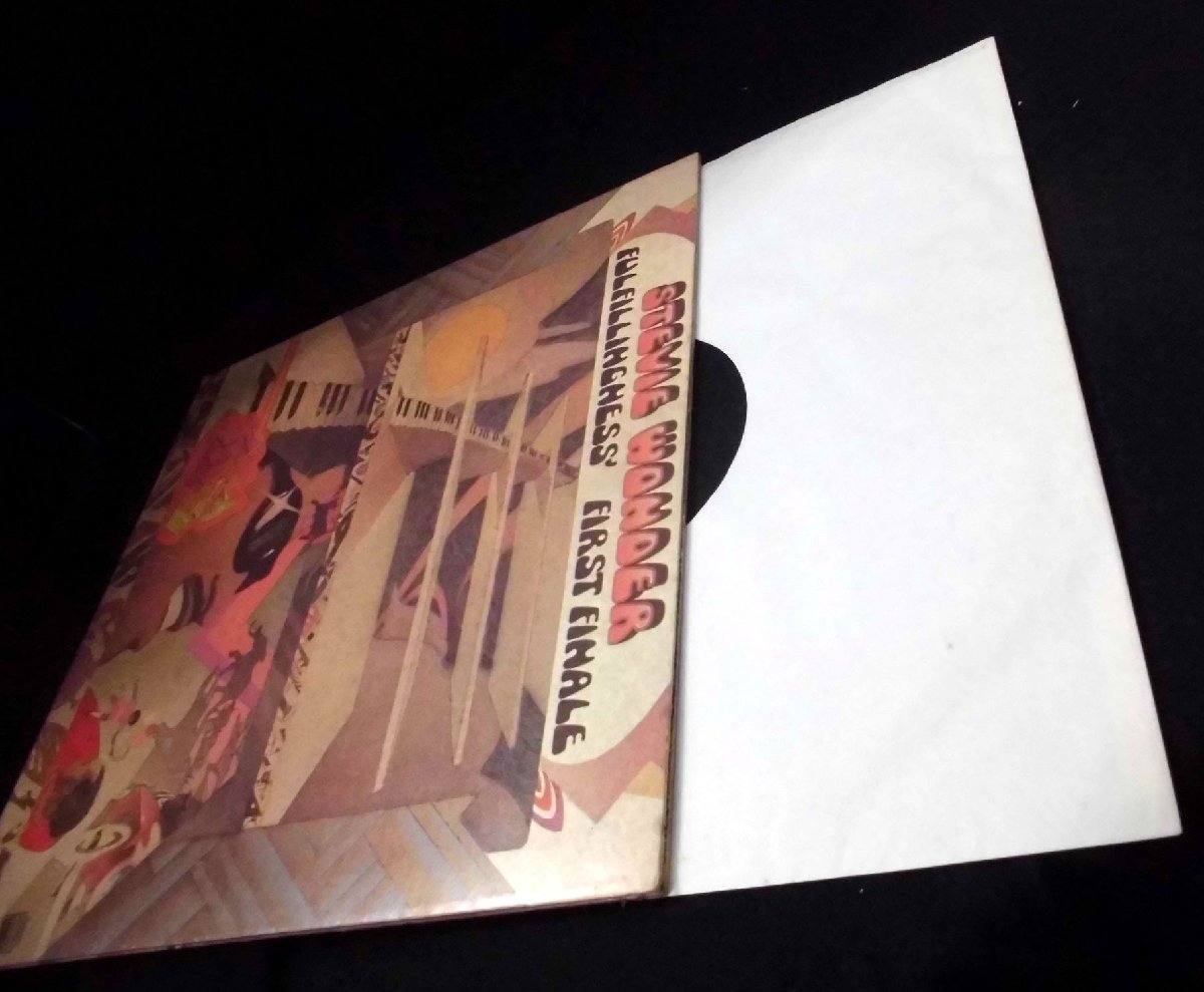 ●US-Tamlaオリジナルw/KENDUN-Stamped,EX:EX-Copy!! Stevie Wonder / Fulfillingness' First Finale_画像5