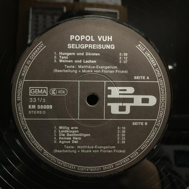 POPOL VUH (GER) / SELIGPREISUNG (リイシュー盤)_画像4