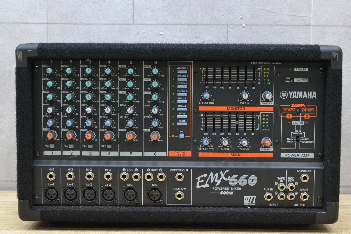 k681# Yamaha YAMAHA# Powered mixer #EMX660#600W present condition goods 