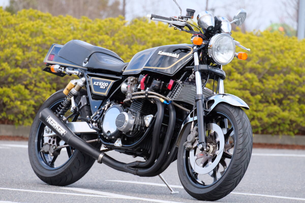 【極上カスタム】Kawasaki KZ1000MK2 リンカーンブラック仕様 車検R6年6月までの画像5