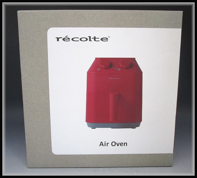 [ZEROnet]★recolte Air Oven レコルト エアーオーブン 電気調理器 レッド 約2.4L 約3.1㎏ 箱付き 未使用品★R53-13の画像7