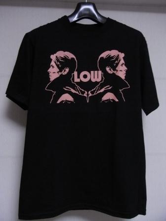 即決★新品ロックＴシャツ★デヴィッド・ボウイ★DAVID BOWIE★LOW★ブラックボディ×肌色系ベージュプリント★S/M/L/XLサイズ対応可能の画像1