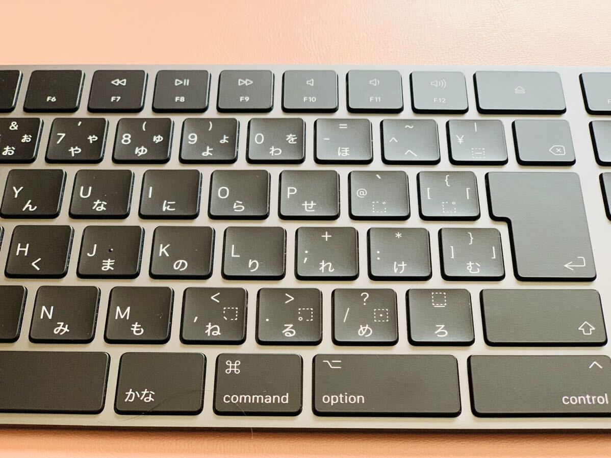 Apple Magic Keyboard テンキー付き JIS配列 MRMH2J/A スペースグレイ A1843の画像3