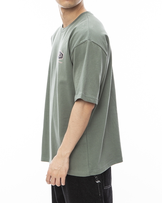 ★送料無料★2024春夏 新品【RVCA/ルーカ/ルカ】HEX BOX TEE Ｔシャツ GNB0 メンズM BE041-225_画像3