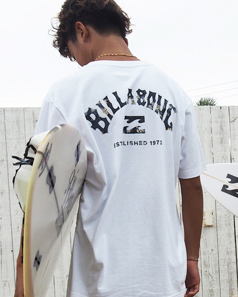 ★送料無料★2024春夏 新品【BILLABONG/ビラボン】ARCH FILL Ｔシャツ WHT メンズM BE011-202_画像1