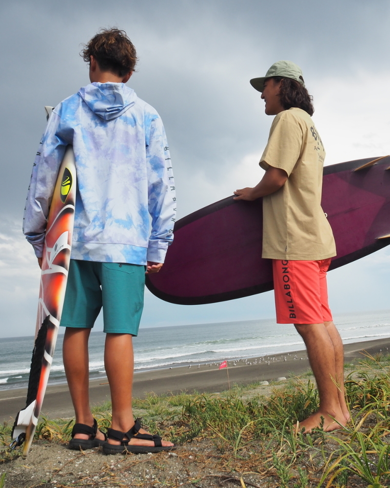 ★送料無料★2024春夏 新品【BILLABONG/ビラボン】【FOR SAND AND WATER】 SURF FLEX ZIP水陸両用ラッシュパーカー TYE メンズXL BE011-860_画像10