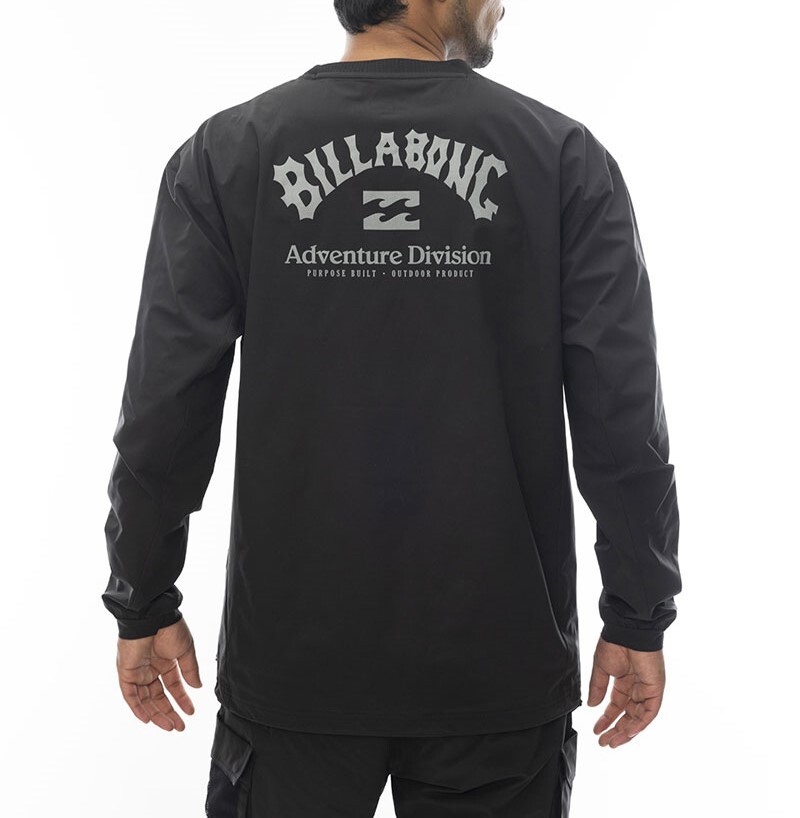 ★送料無料★2024春夏 新品【BILLABONG/ビラボン】【A/Div.】 UTILITY LS TEE ラッシュガード 水陸両用ロンT BLK メンズL BE011-866_画像4