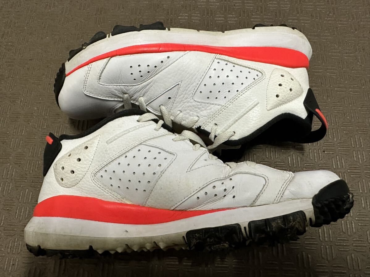 27.5cm 2015 NIKE AIR JORDAN 6 RETRO LOW GOLF INFRARED US9.5 800657-123