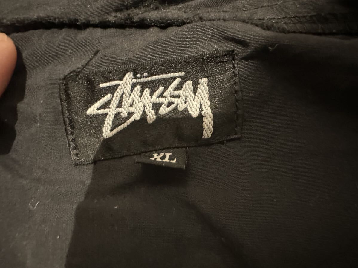 80s USA製 OLD STUSSY 折れクラウン コーチジャケット XL パーカーの画像6