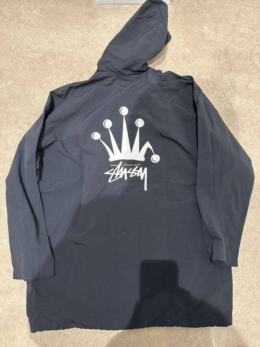 80s USA製 OLD STUSSY 折れクラウン コーチジャケット XL パーカーの画像1