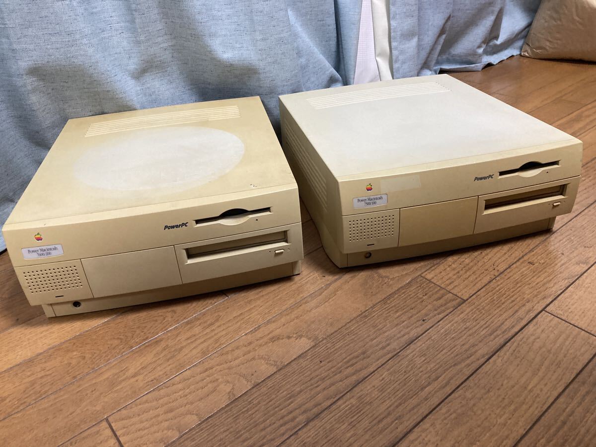 24-0027A ジャンク アップル Apple Power Macintosh M3979 7500/100 1台 7600/200 1台 合計2台売り_画像1