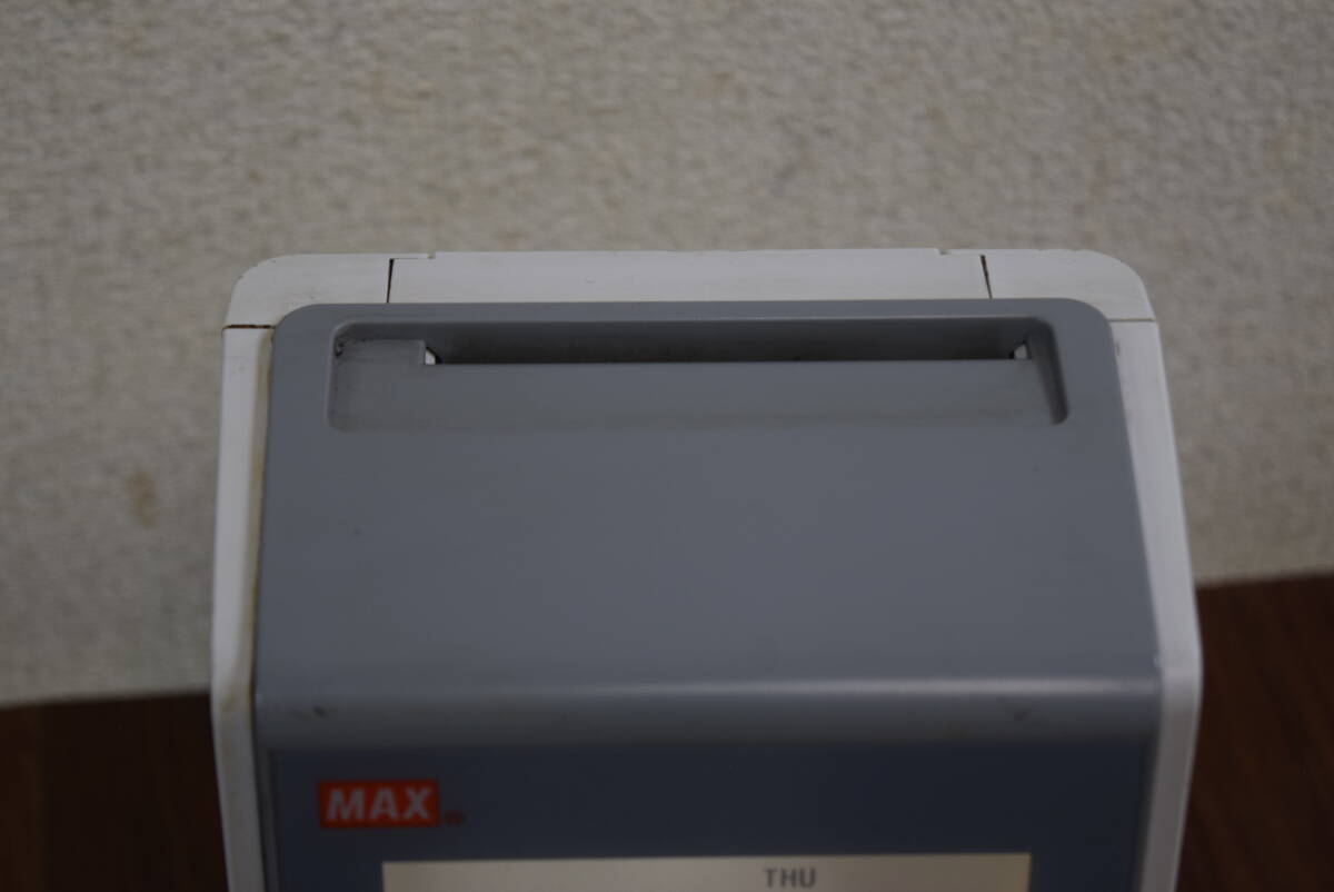 ★☆MAX マックス タイムレコーダー タイムカード 電波時計搭載 ER-80S2☆★の画像4