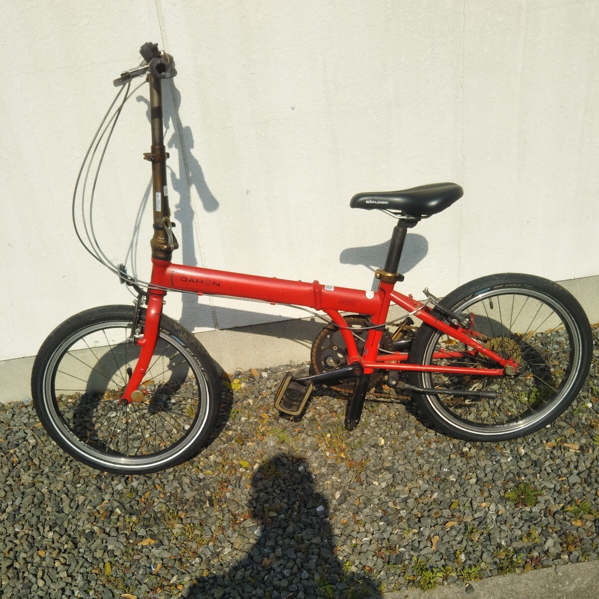 ダホン ＤＡＨＯＮ 折りたたみ式自転車中古品 東淀川区より直接引き取りのみ。の画像1