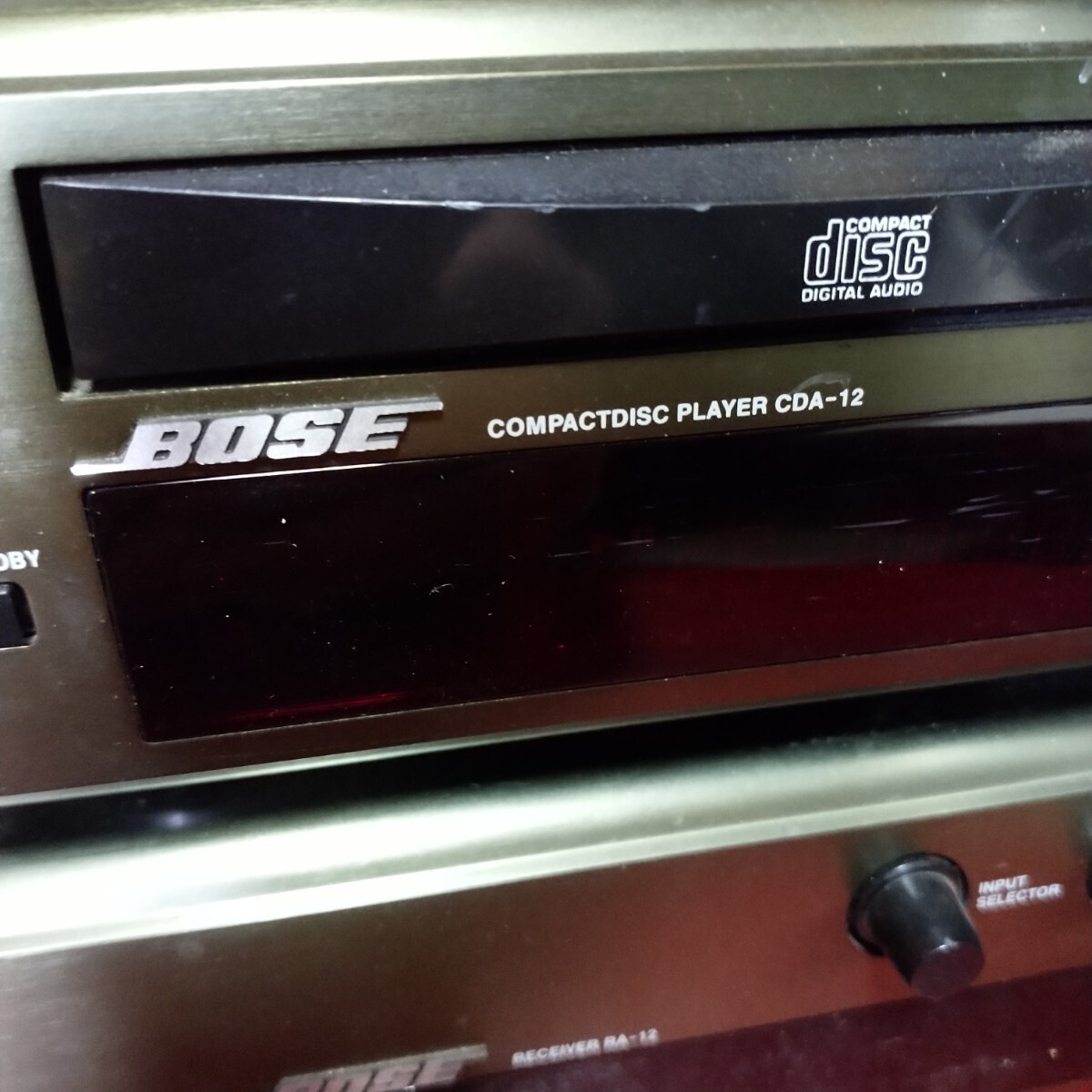 BOSE コンパクトディスクPLAYER CDA-12 RECEIVER RA-12 現状 品_画像2