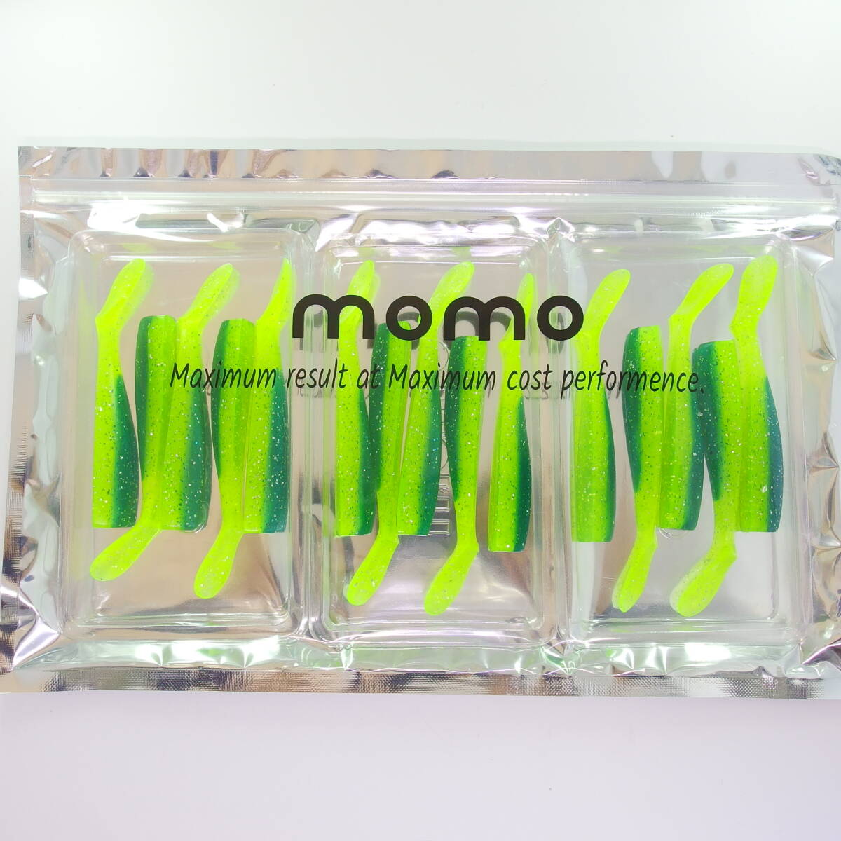 【momoルアー】 MVSシャッド 90mm シークレットチャート同色3セット シーバス ヒラメ ルアー_画像4
