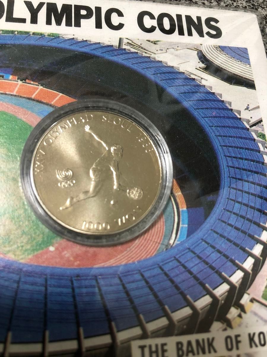 アンティーク品1988 SEOUL OLYMPICソウルオリンピック　記念コイン コイン 記念硬貨