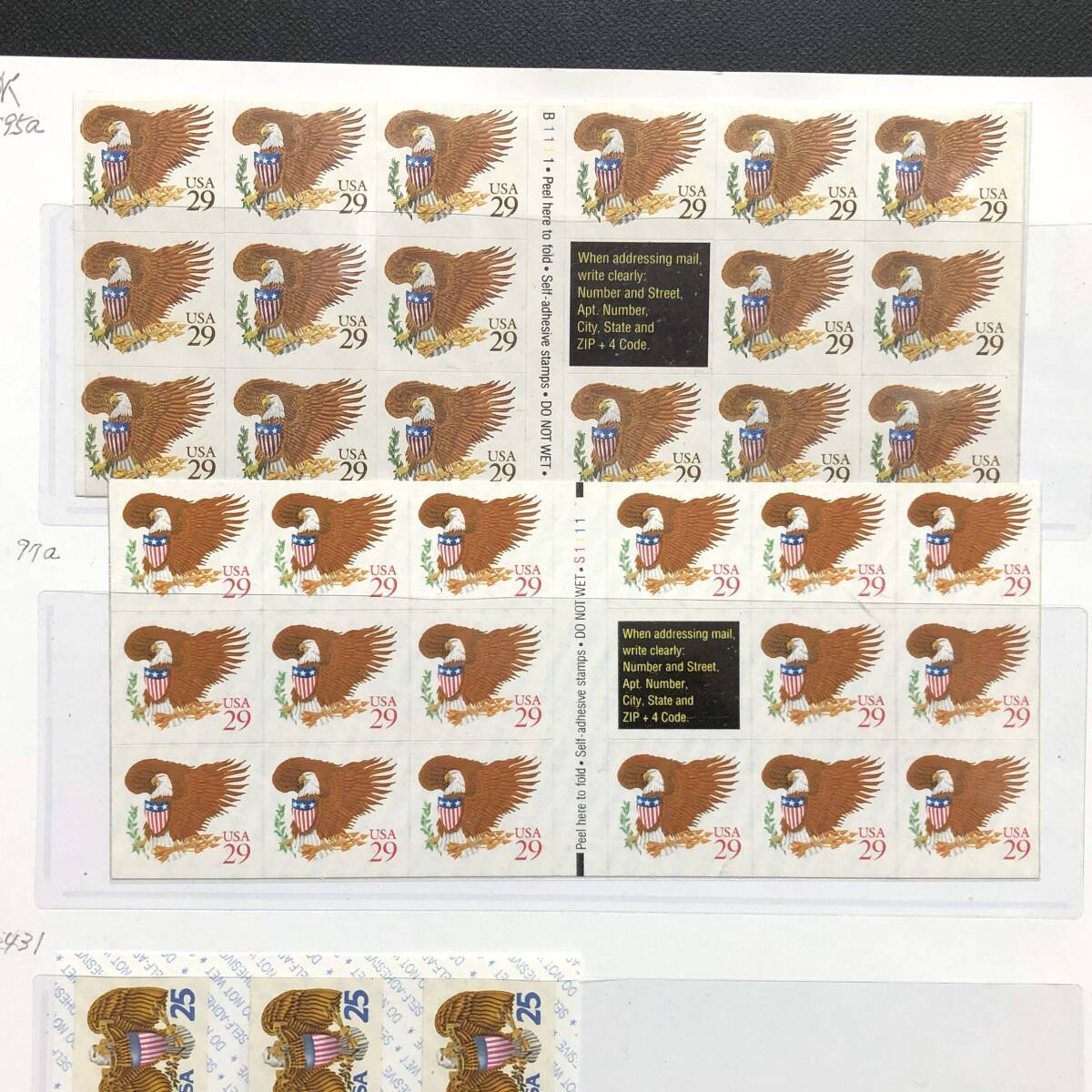 L[ foreign stamp ] America USA stamp American Eagle 25 29 collection 