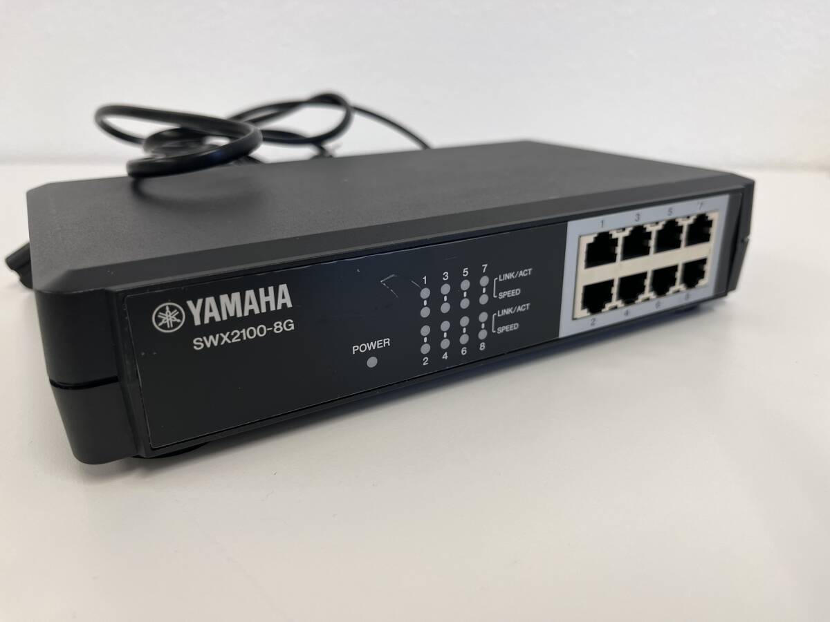 中古品 YAMAHA ヤマハ シンプルL2スイッチ SWX2100-8G_画像1