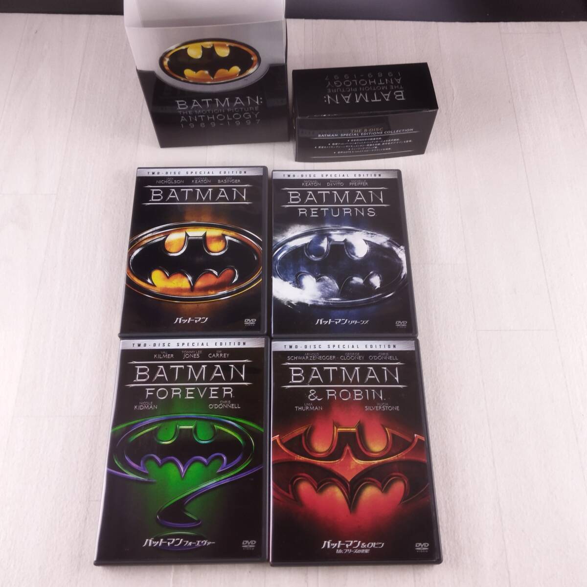 3D13 DVD BATMAN THEMOTION PICTURE ANTHOLOGY 1989-1997 DVD-BOX バットマンの画像3