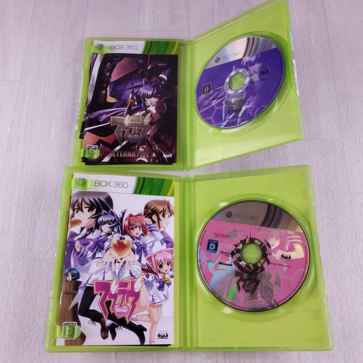 3G3 ゲームソフト XBOX360 マブラヴ + マブラヴ オルタネイティヴ アージュ 2本セット_画像3