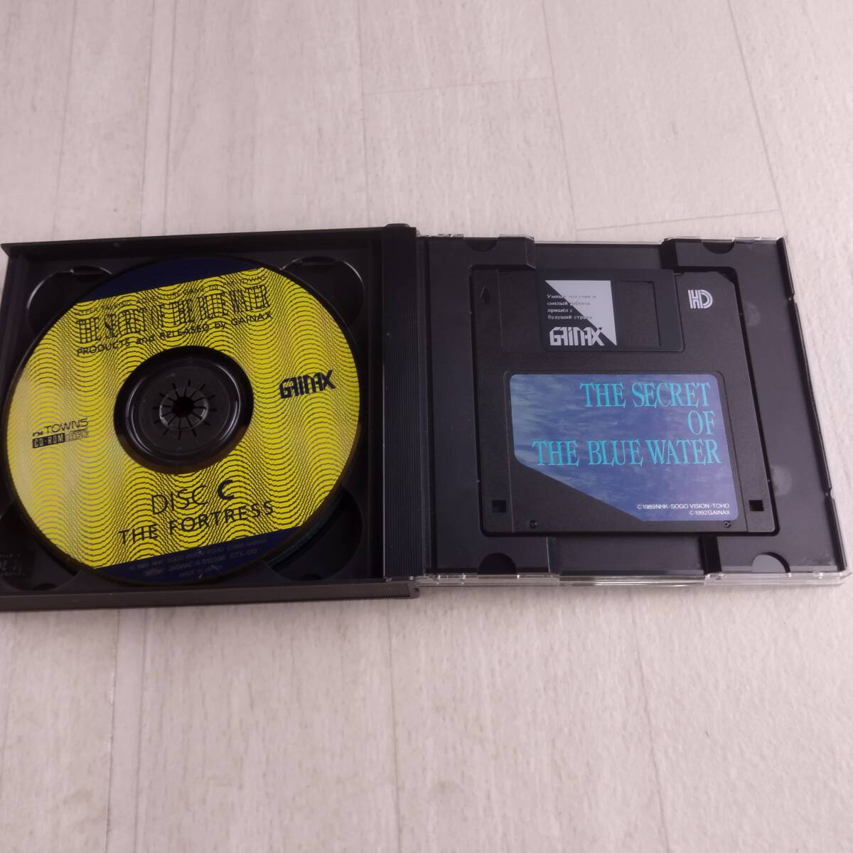 3D19 PC game CD-ROM 3.5 -inch FD Nadia, The Secret of Blue Water FM-TOWNSgainaks